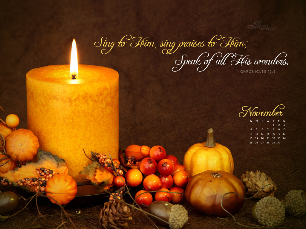 Nov 2012 - Sing Praise - Wallpaper