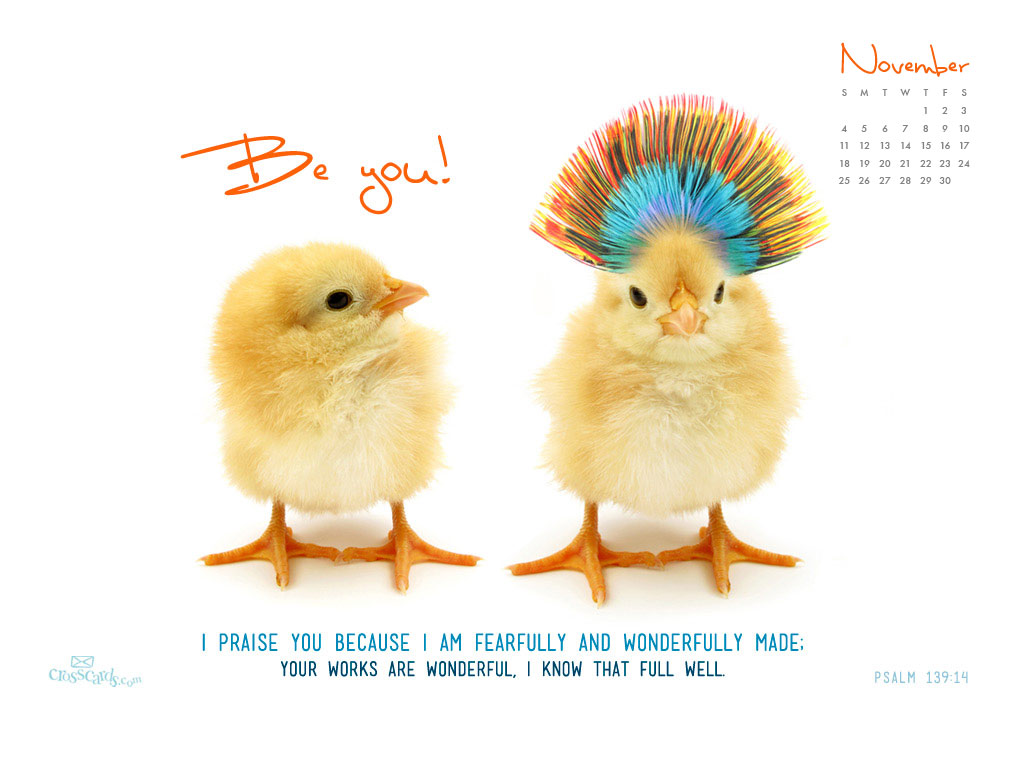 Nov 2012 - Be You - Wallpaper