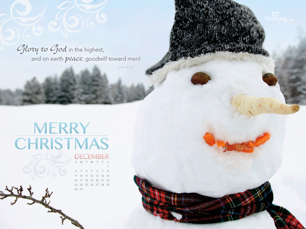 Dec 2012 - Glory to God - Wallpaper