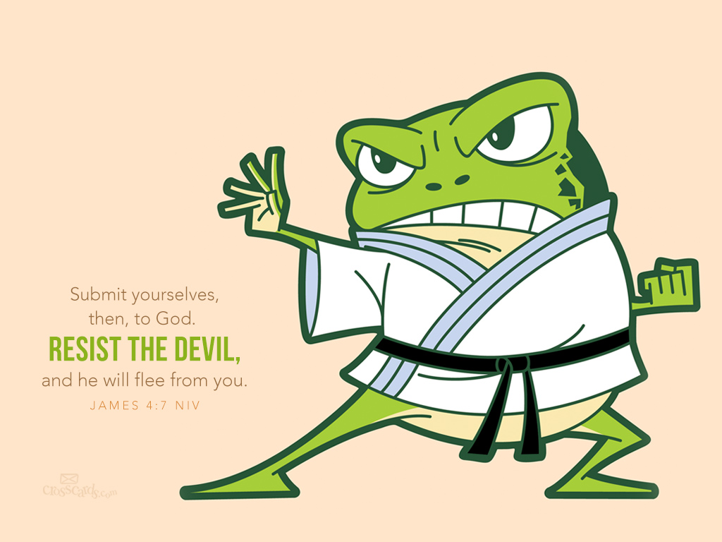 Resist the Devil Desktop Wallpaper - Free Animals Backgrounds