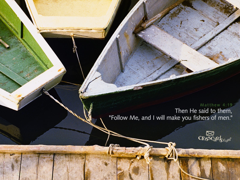 Fishers of Men Desktop Wallpaper - Free Scripture Verses Backgrounds