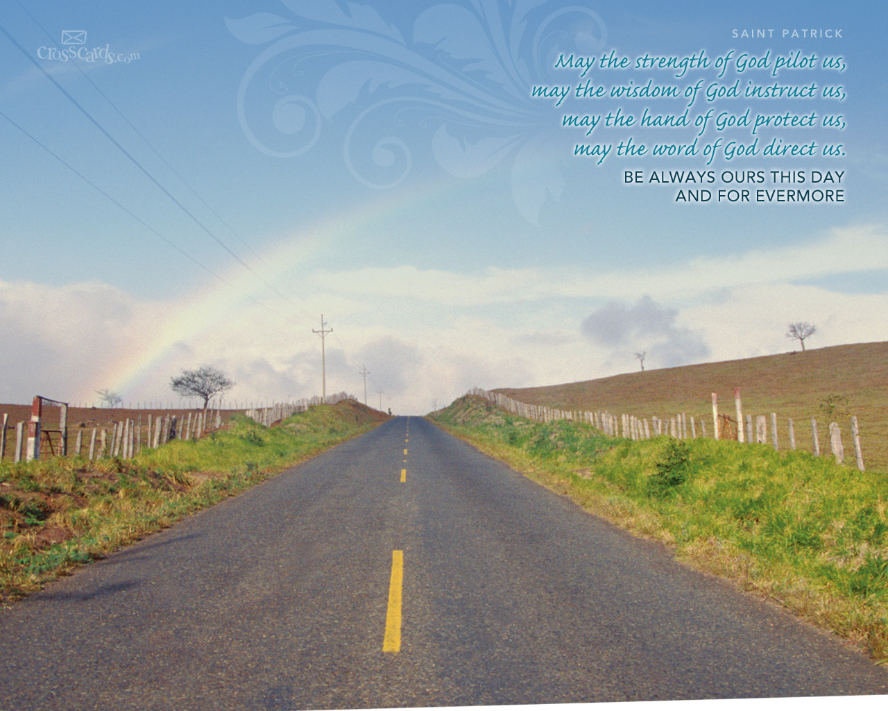 Saint Patrick Quote - 1280 x 1024