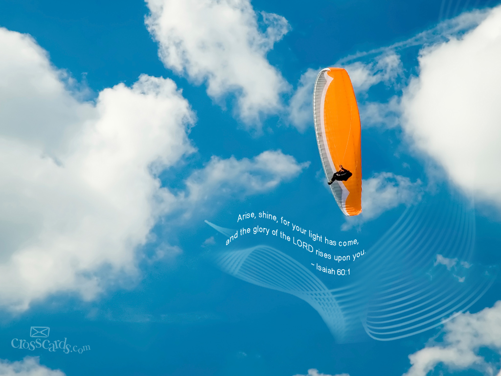 Isaiah 60:1 Desktop Wallpaper - Free Scripture Verses Backgrounds