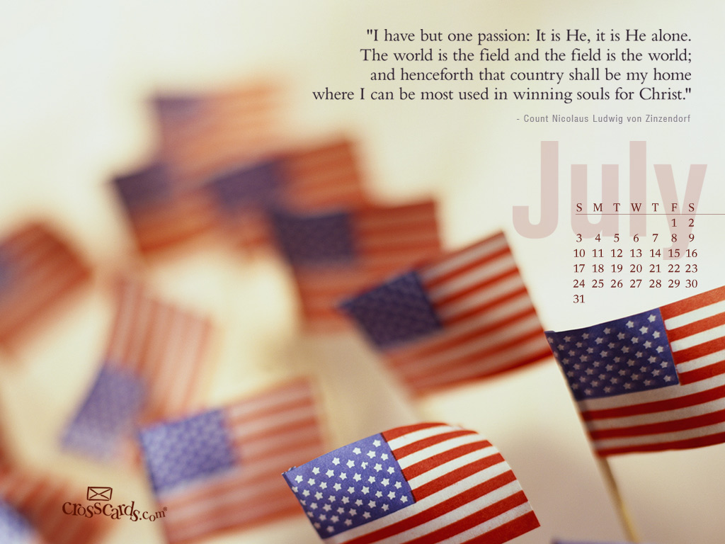 July 2011 - Flags - Wallpaper