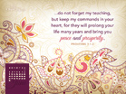 June 2013 - Proverbs 3:1-2 - Free Christian Wallpaper