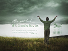 March 2013 - God's Favor - Wallpaper