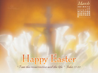 March 2013 - John 11:25 - Wallpaper