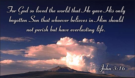 Free John 3:16 eCard - eMail Free Scripture Cards Greeting Cards ...