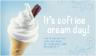 Soft Ice Cream Day (8/18) - Ecard