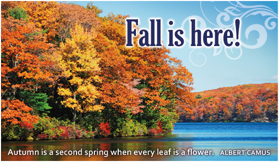 Free Fall is Here eCard - eMail Free Personalized Autumn Cards Online