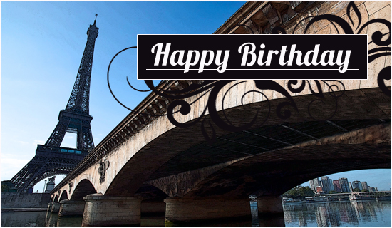 Birthday In Paris