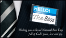 Blessed Boss Day - Ecard