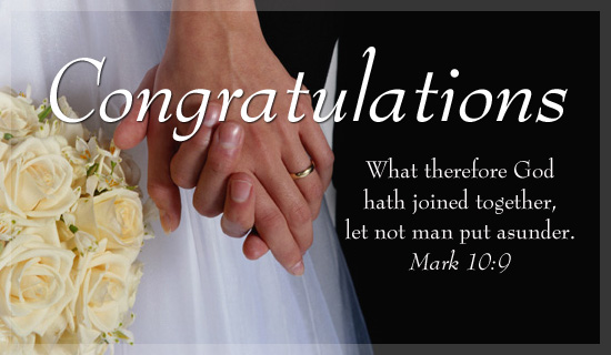 Marriage Congratulations