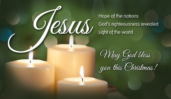 Jesus Our Hope Christmas Holidays Ecard Free Christian Ecards Online Greeting Cards 