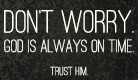 God On Time - Ecard