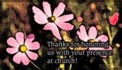 Thank - Presence At Church - Ecard