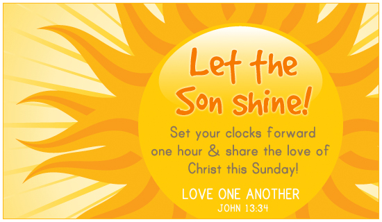 Free Son Shine eCard - eMail Free Personalized Daylight Saving Begins