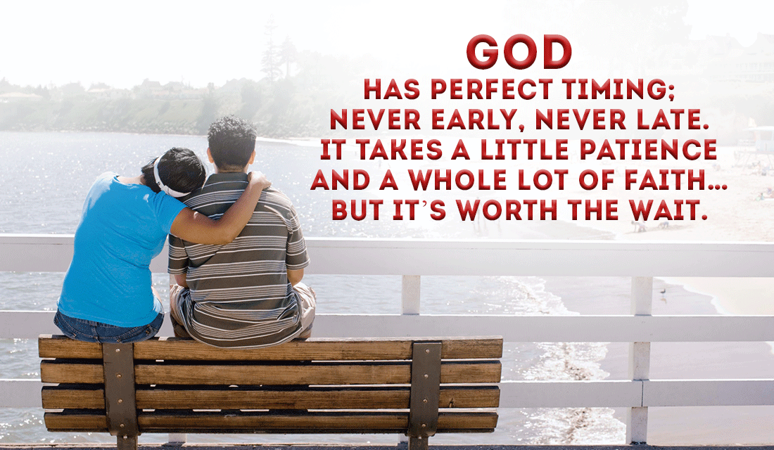 God Has Perfect Timing eCard - Free Facebook eCards Greeting Cards Online