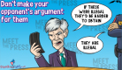 Don't Make Your Opponent's Arguments