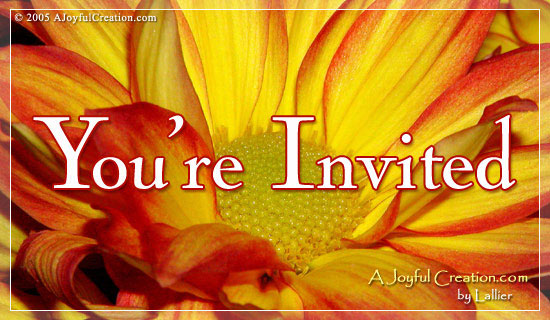 You're Invited! - Ecard