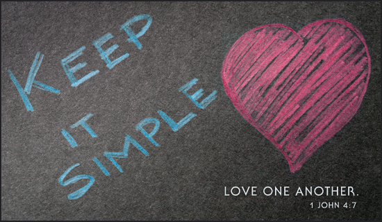 Keep it Simple - Ecard
