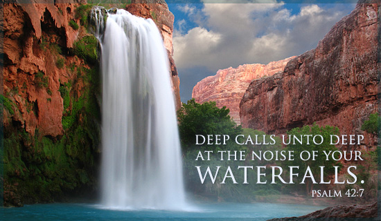 Free Psalm 42 7 ECard EMail Free Personalized Scripture Cards Online