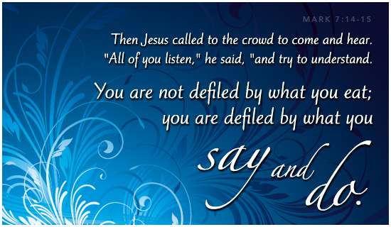 Free Mark 7:14-15 eCard - eMail Free Personalized Scripture Cards Online
