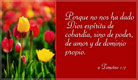 2 Timoteo 1:7