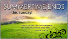 Summertime Ends