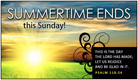 Summertime Ends