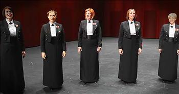 Navy Band Sings A Cappella Rendition Of Classic Folk Song