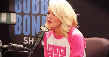 Carrie Underwood Performs 'I Will Always Love You' On Radio Show