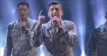 A Cappella Air Force Choir Sings 'Some Nights' Cover