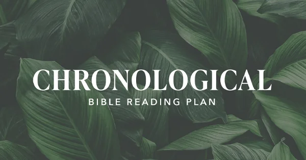 Chronological Bible Reading Plan