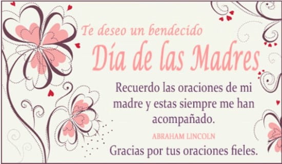 Día de las Madres, Te deseo un bendecido Día de las Madres - Free ...