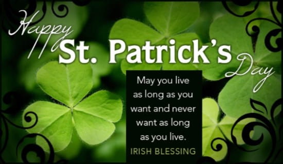 Irish Blessing eCard - Free St. Patrick's Day Cards Online