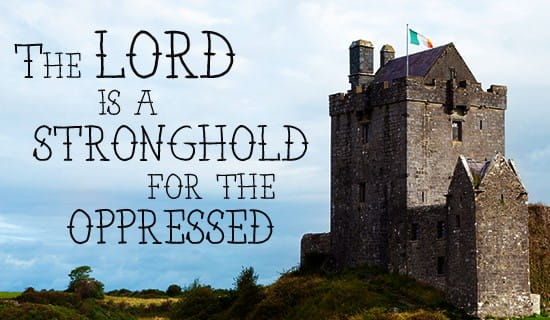 The Lord is my stronghold! eCard - Free Sympathy Greeting Cards Online