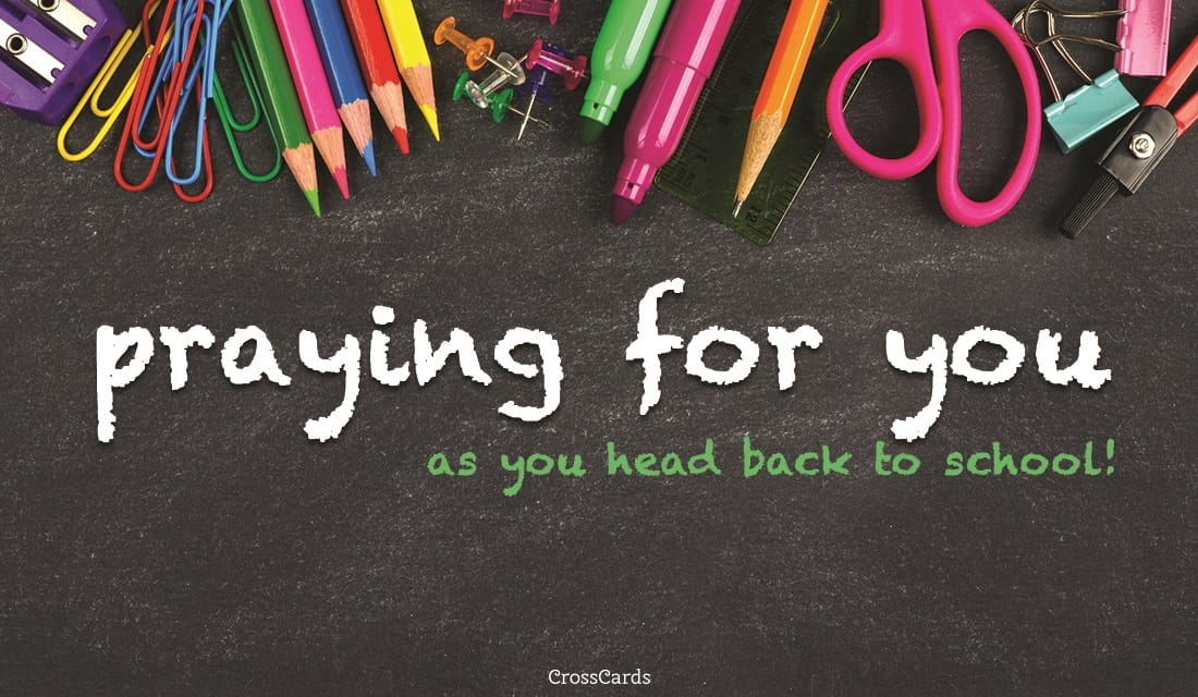 Free Praying for You eCard - eMail Free Personalized Back to School ...