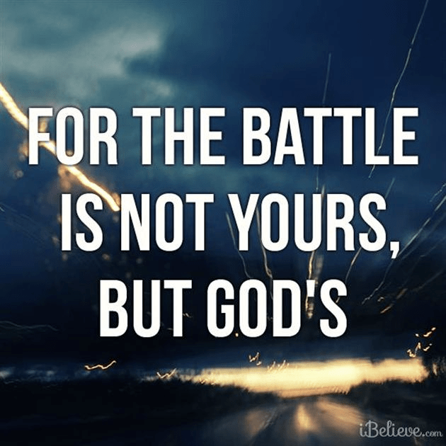 The Battle is God's - Your Daily Verse