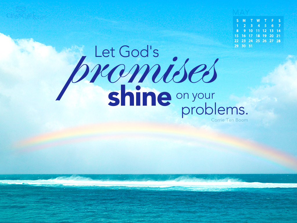 May 2011 - God's Promises Desktop Calendar- Free Monthly Calendars