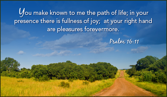 Free Path of Life eCard - eMail Free Personalized Scripture Cards Online