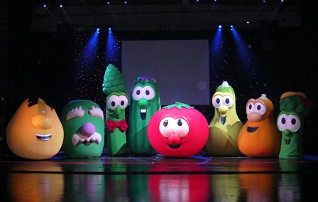 First-Ever VeggieTales Live DVD Based on Successful Touring Stage Show ...