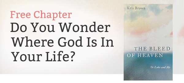 Do you wonder where God is in your life? Get a free chapter of The Bleed of Heaven or Luke and Me