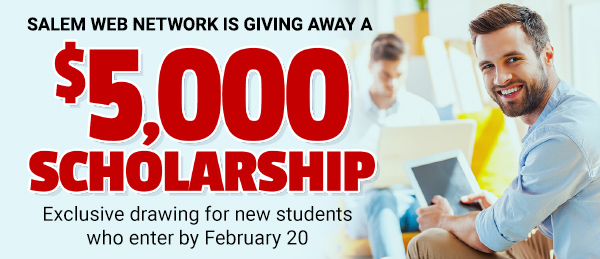 $5,000 scholarship to the world's largest Christian university - Exclusive drawing for new students who enter by February 20, 2019