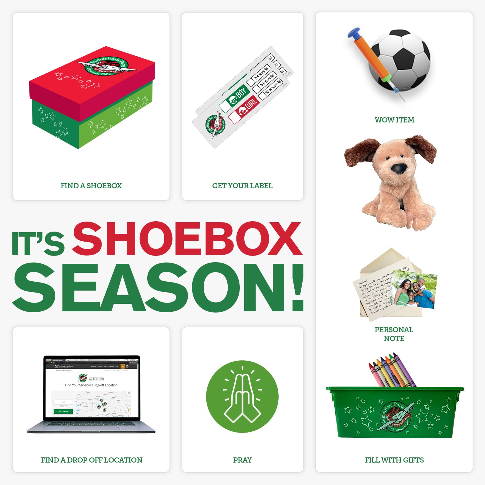 It's Shoebox Season!