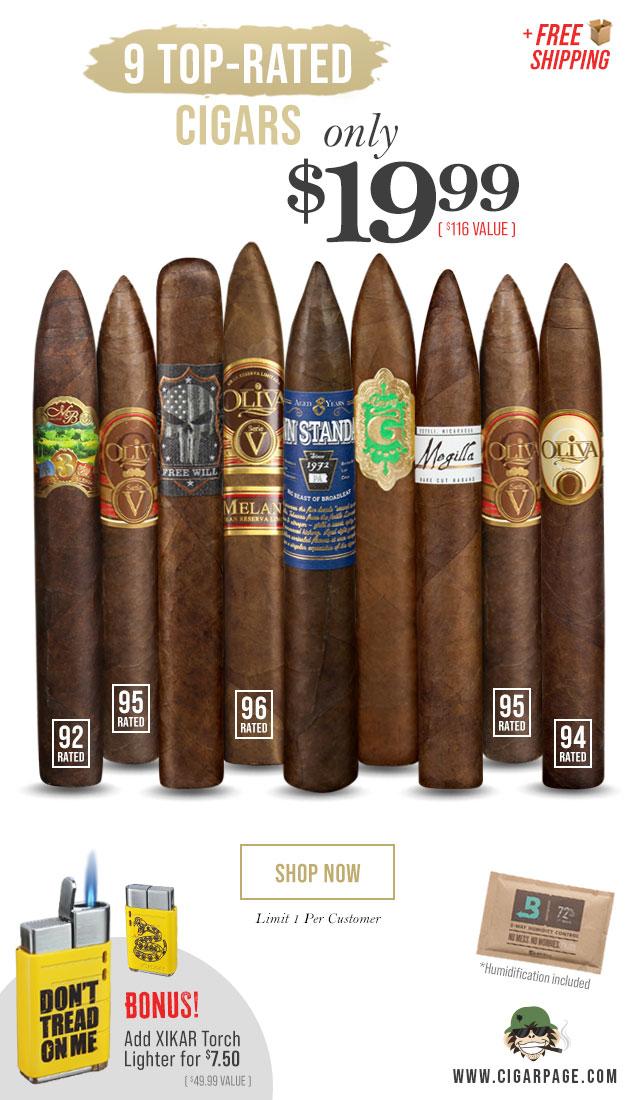 Top-rated Premium 9-Cigar Collection