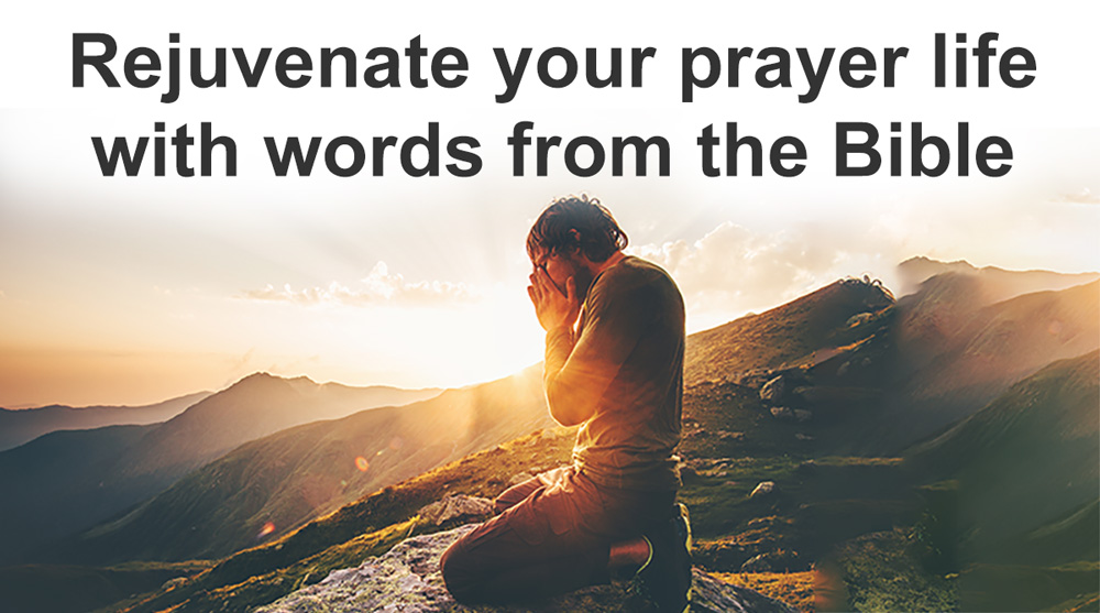 Rejuvenate your prayer life with words from the Bible